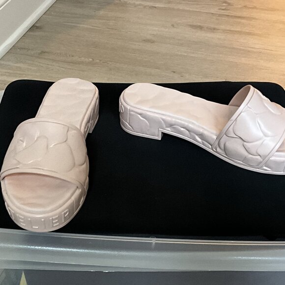NIB VALENTINO GARAVANI ATELIER slides in Rose Quartz 35 - Picture 5 of 7